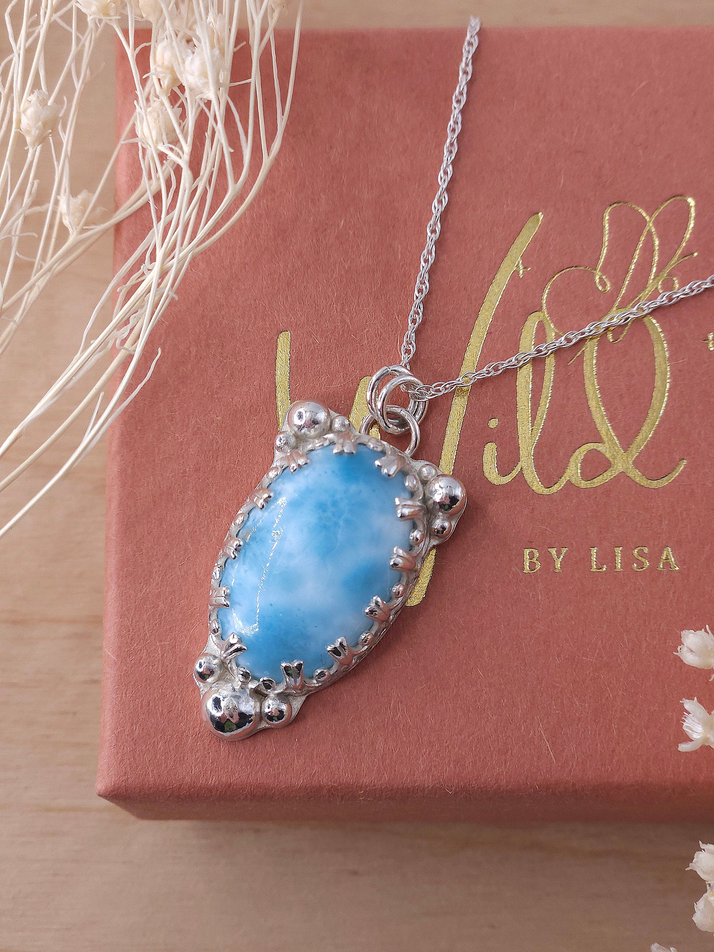 Larimar necklace