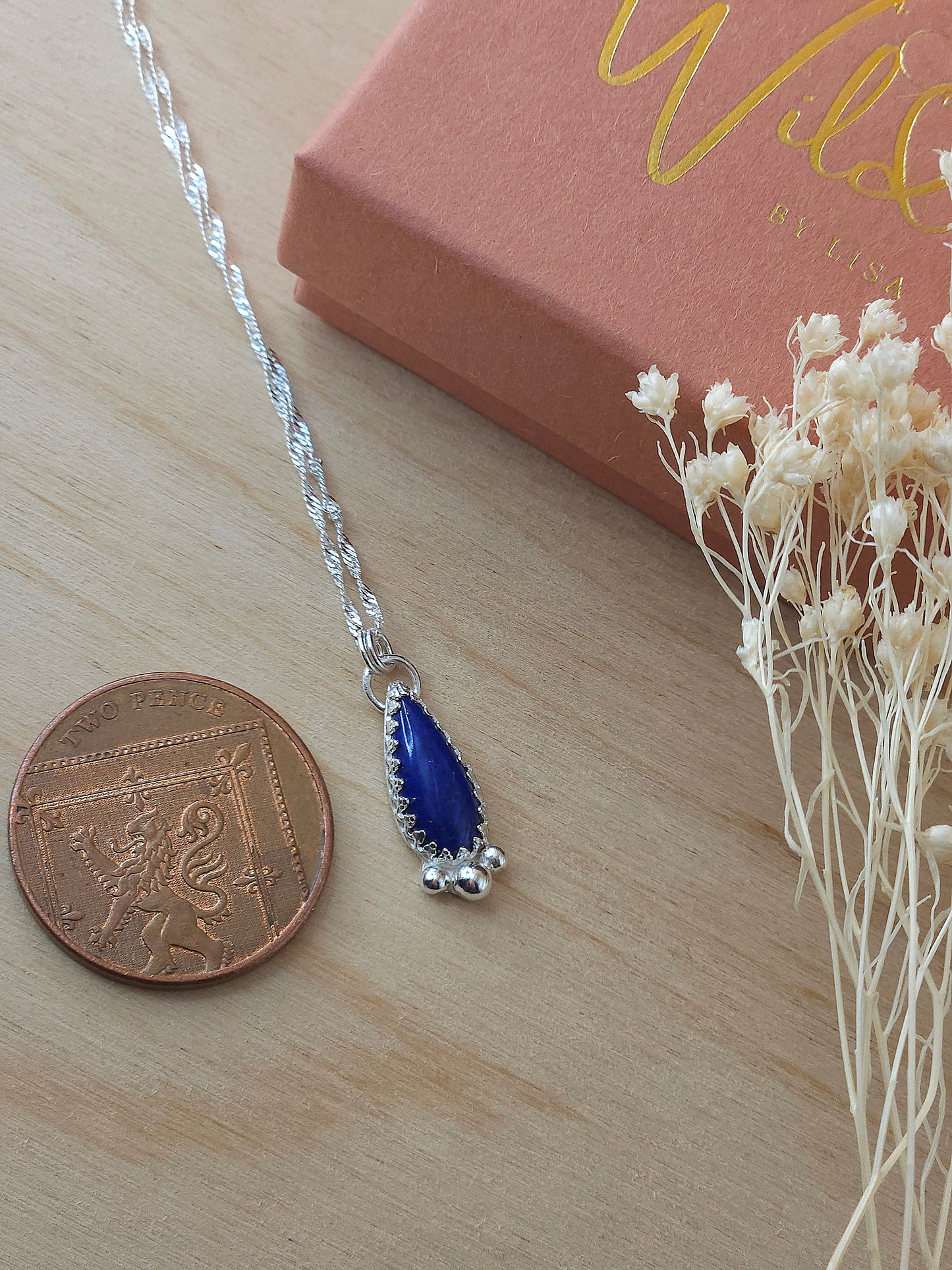 Lapis Lazuli teardrop necklace