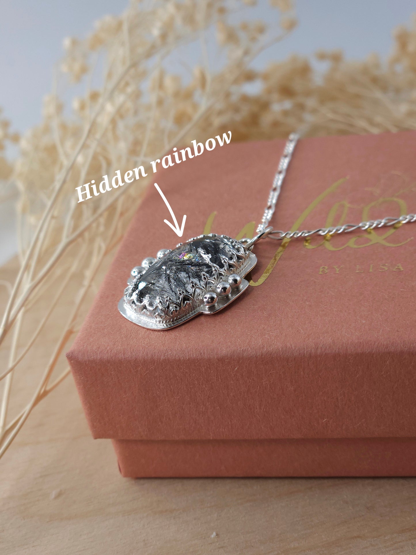 Tourmalated Quartz necklace
