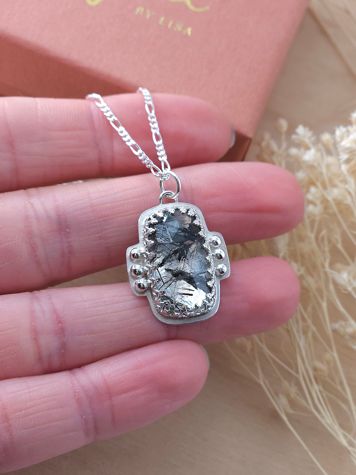 Tourmalated Quartz necklace
