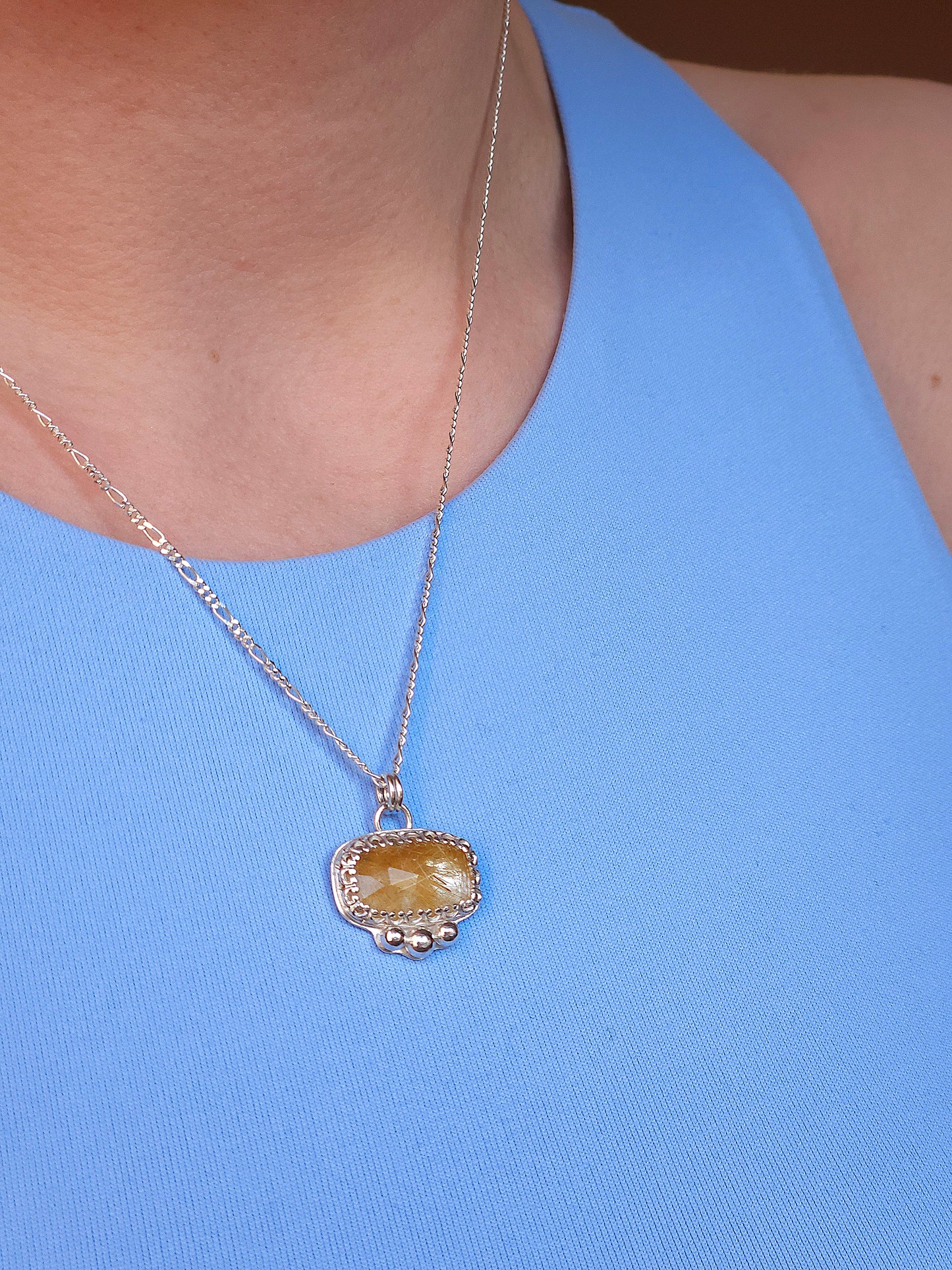 Rutile Quartz necklace