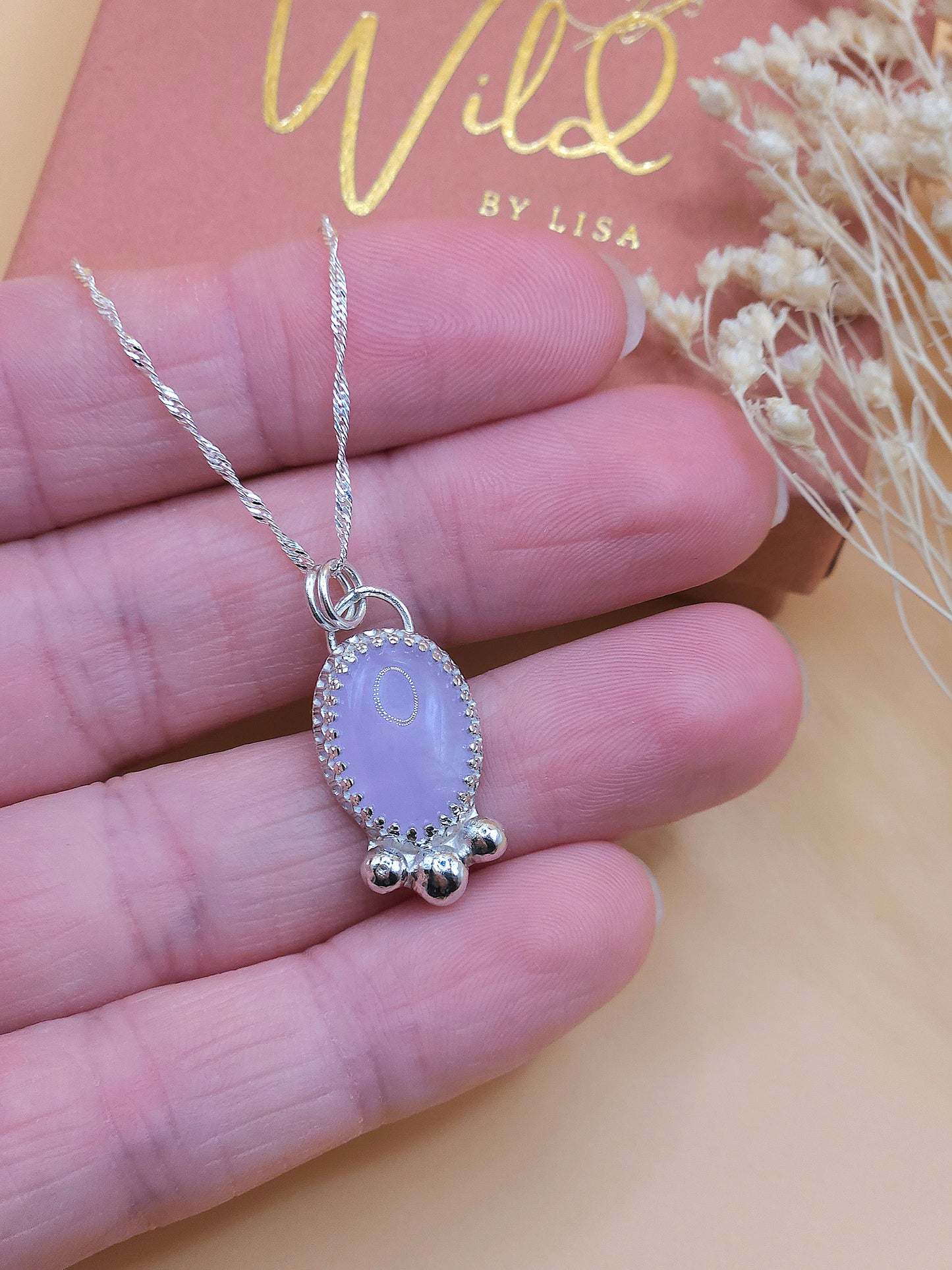 Lavendar Amethyst necklace