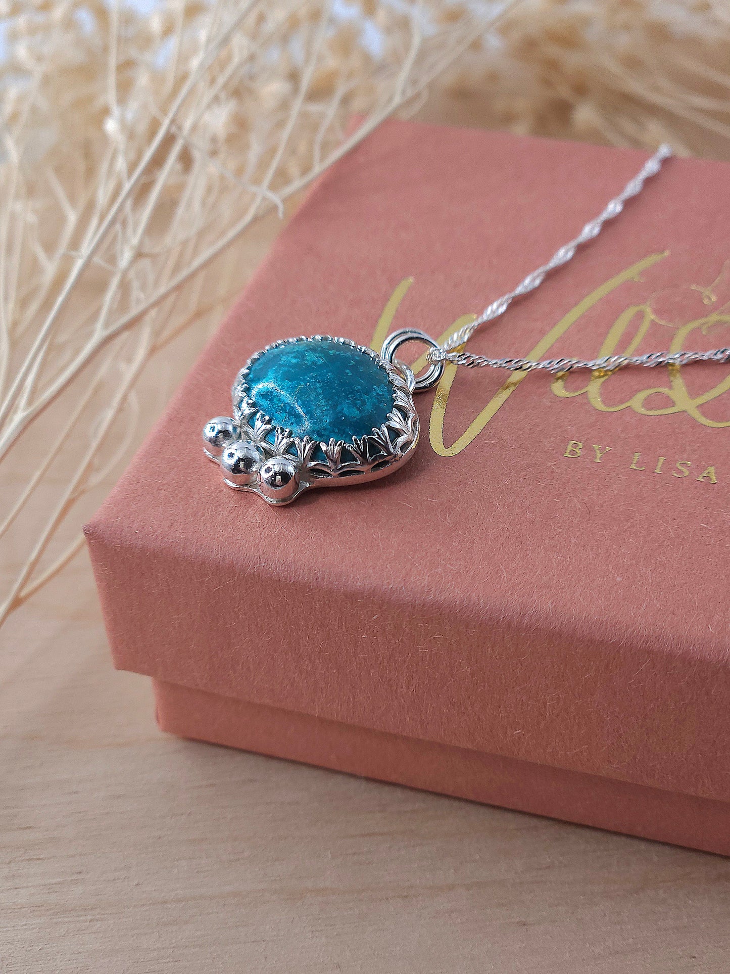 Chrysocolla necklace