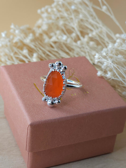 Carnelian ring - Size M
