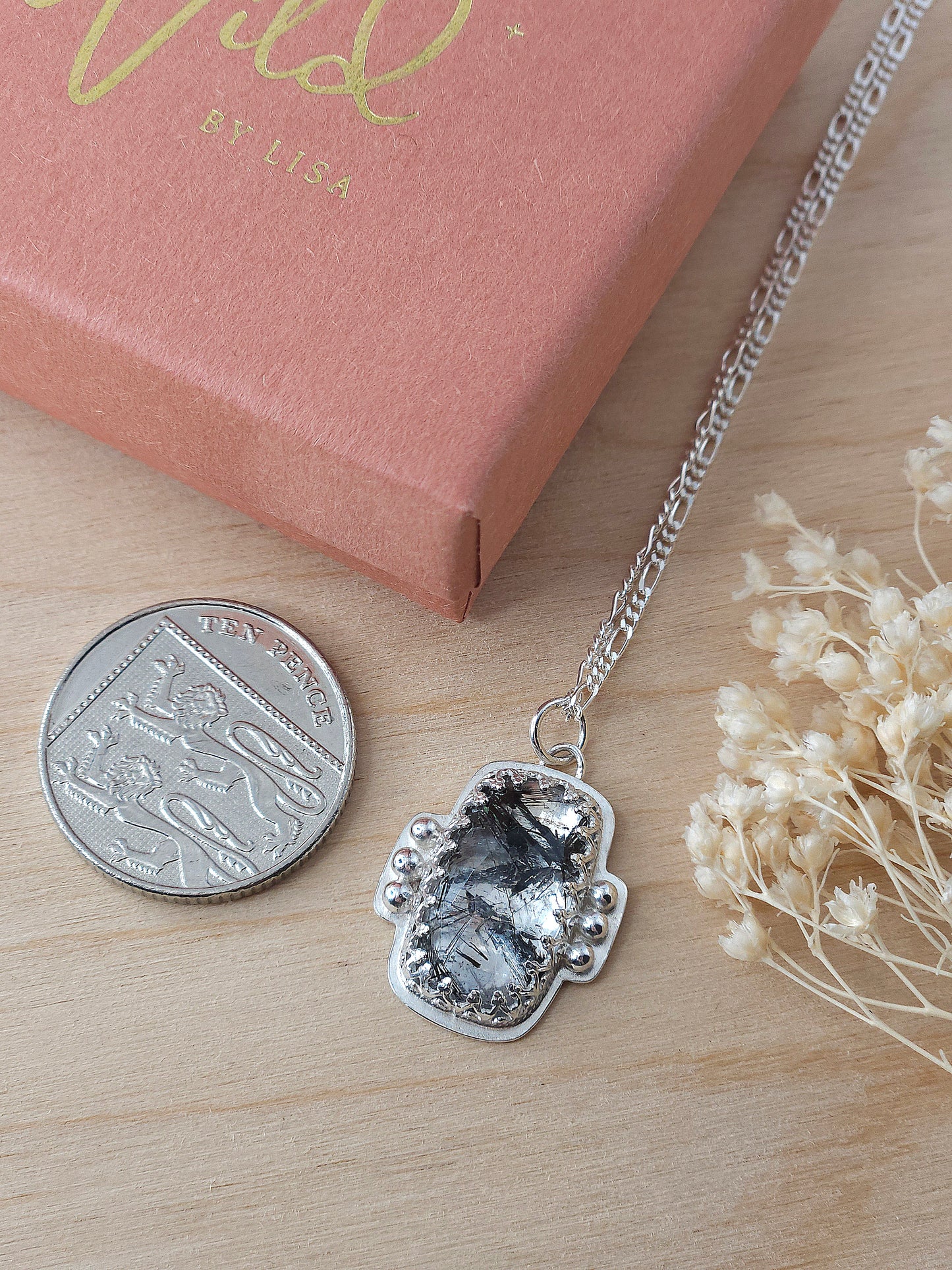 Tourmalated Quartz necklace