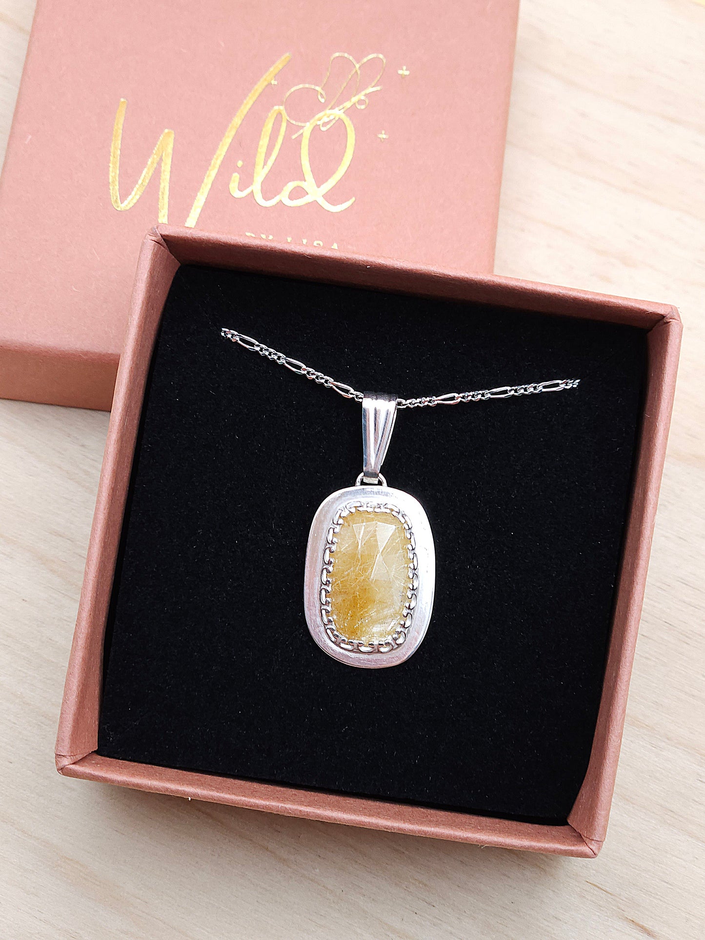Rutile Quartz necklace