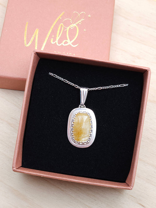 Rutile Quartz necklace