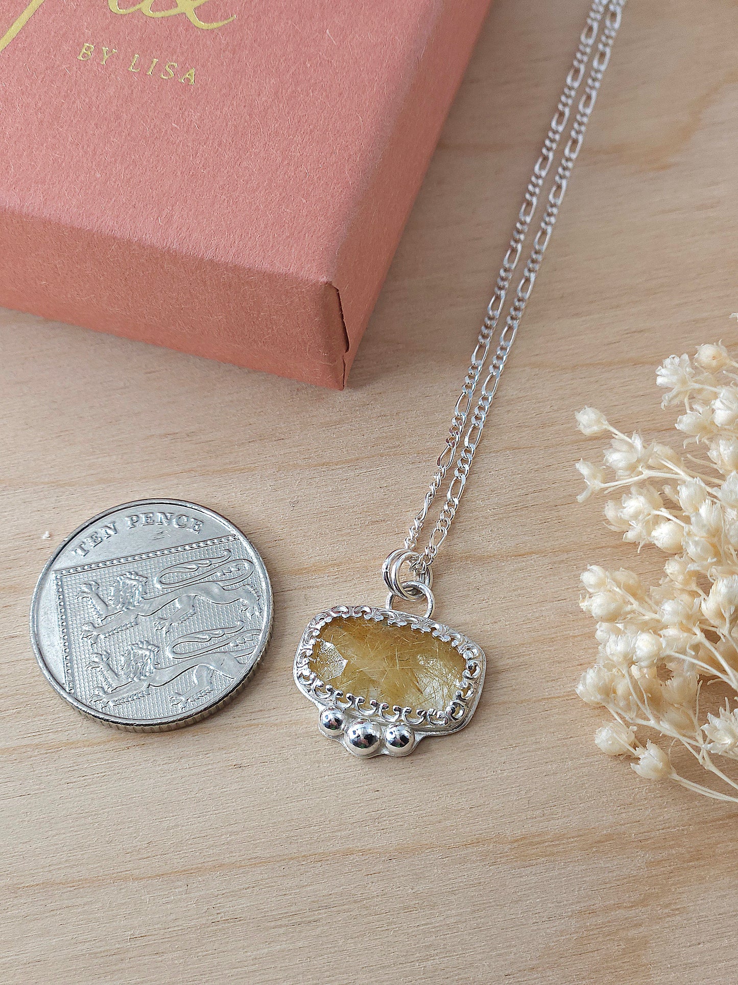 Rutile Quartz necklace