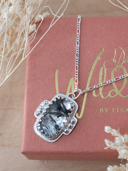 Tourmalated Quartz necklace