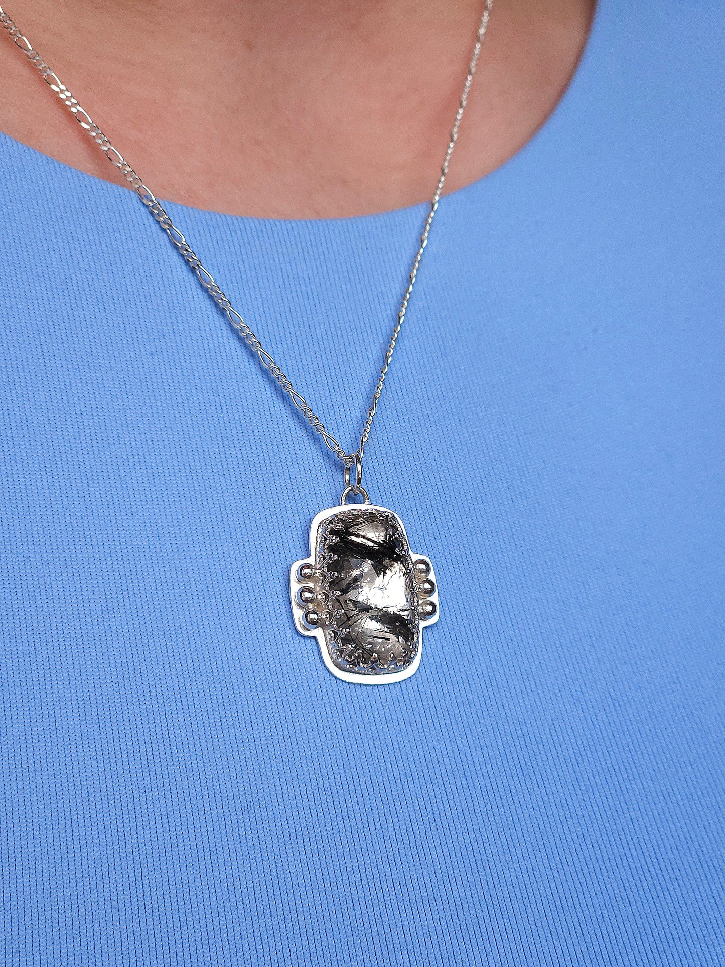 Tourmalated Quartz necklace