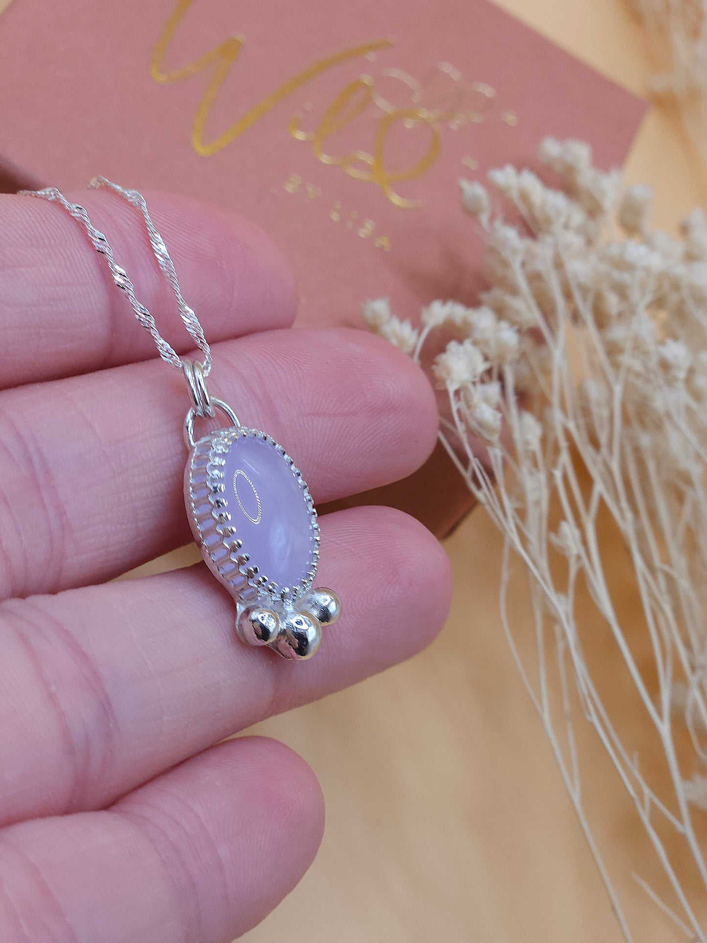 Lavendar Amethyst necklace