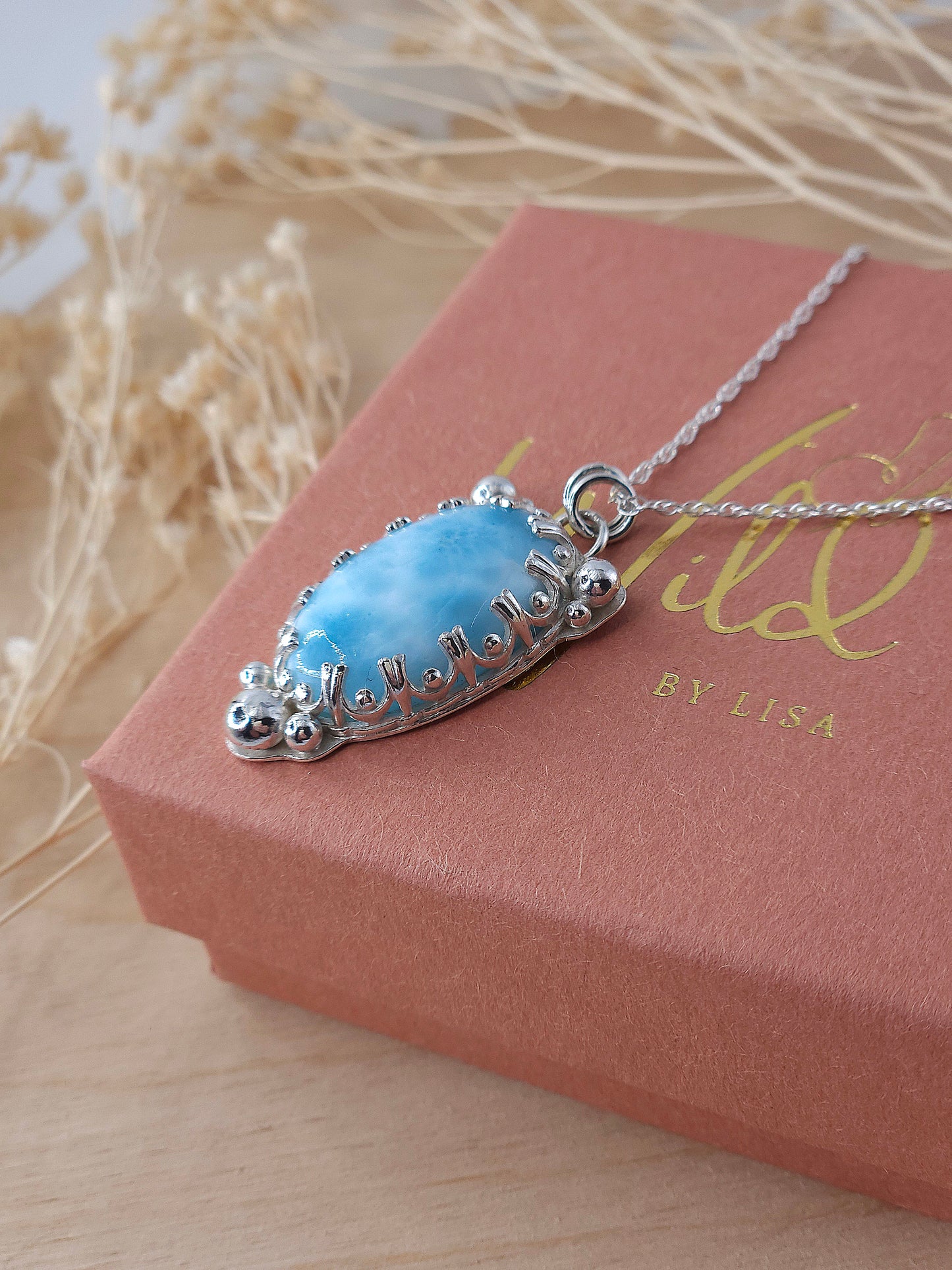 Larimar necklace