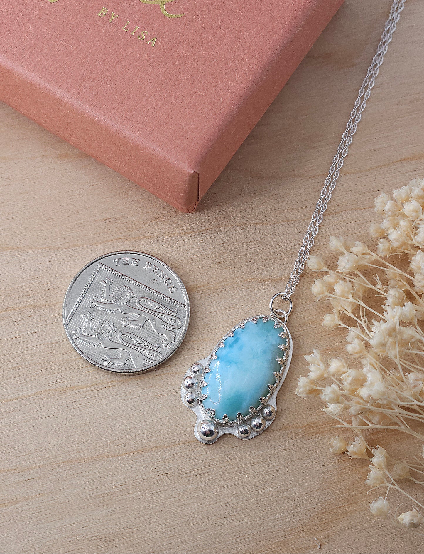 Larimar necklace