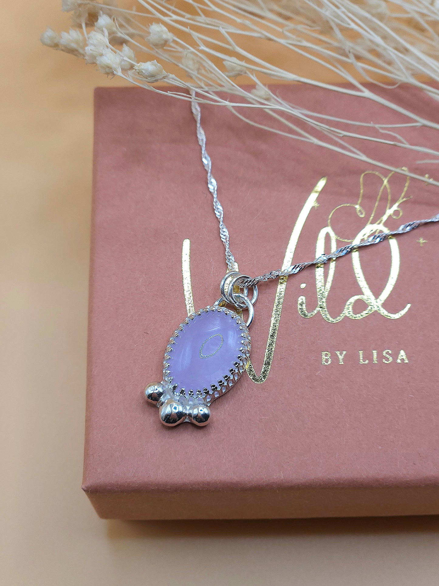 Lavendar Amethyst necklace