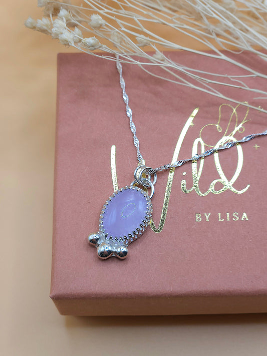 Lavendar Amethyst necklace