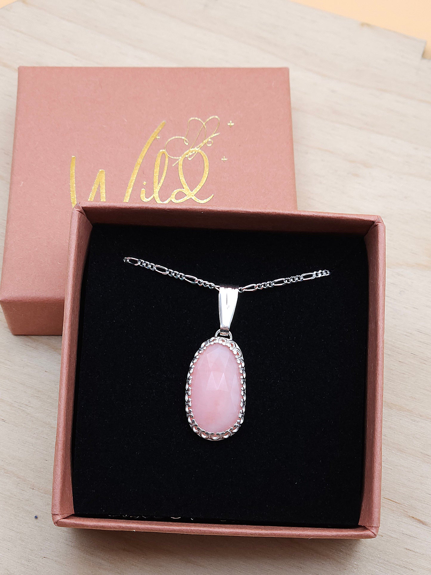 Pink Opal necklace