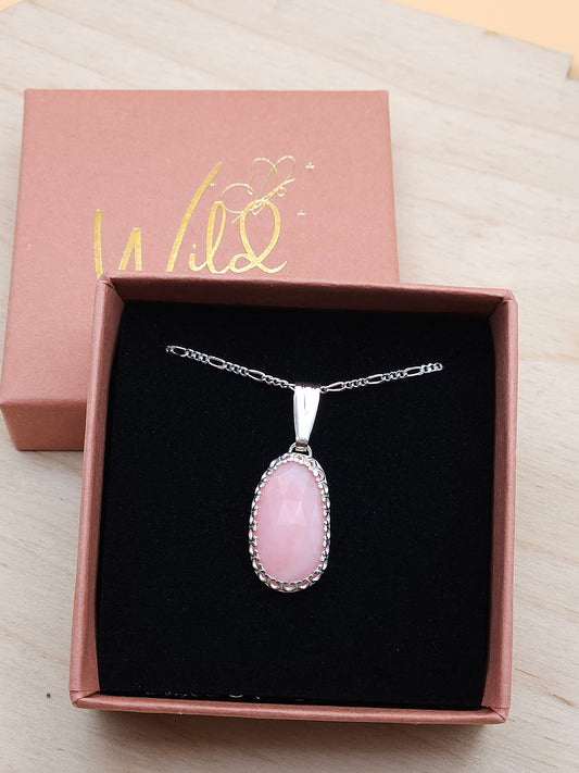 Pink Opal necklace