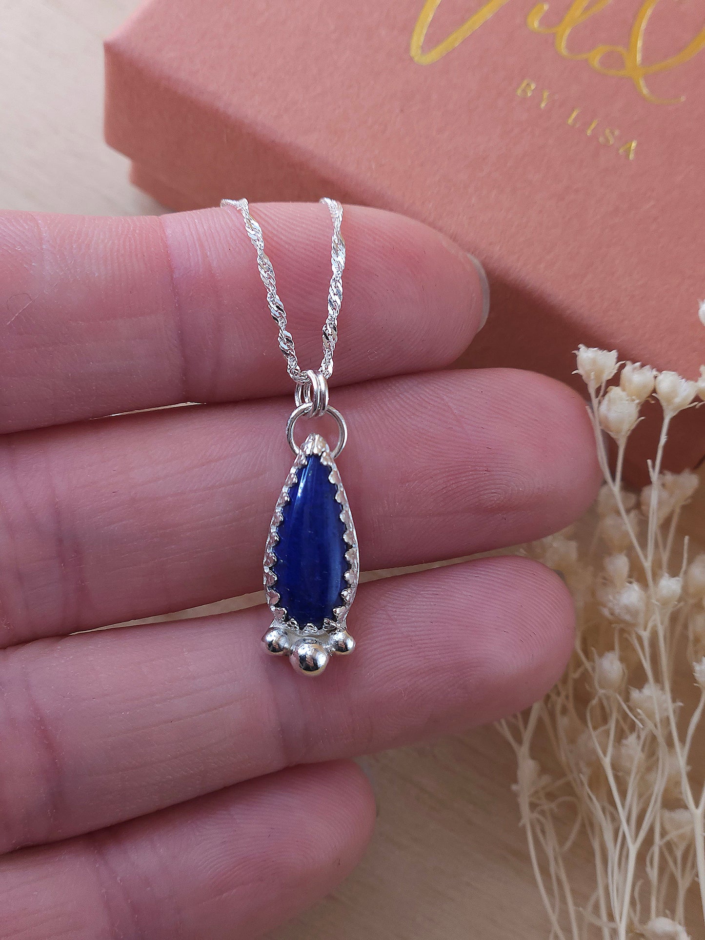 Lapis Lazuli teardrop necklace