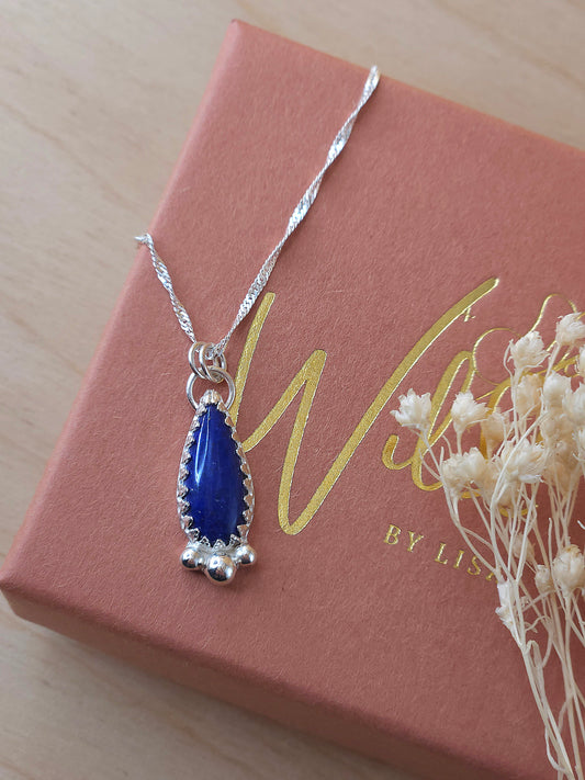 Lapis Lazuli teardrop necklace