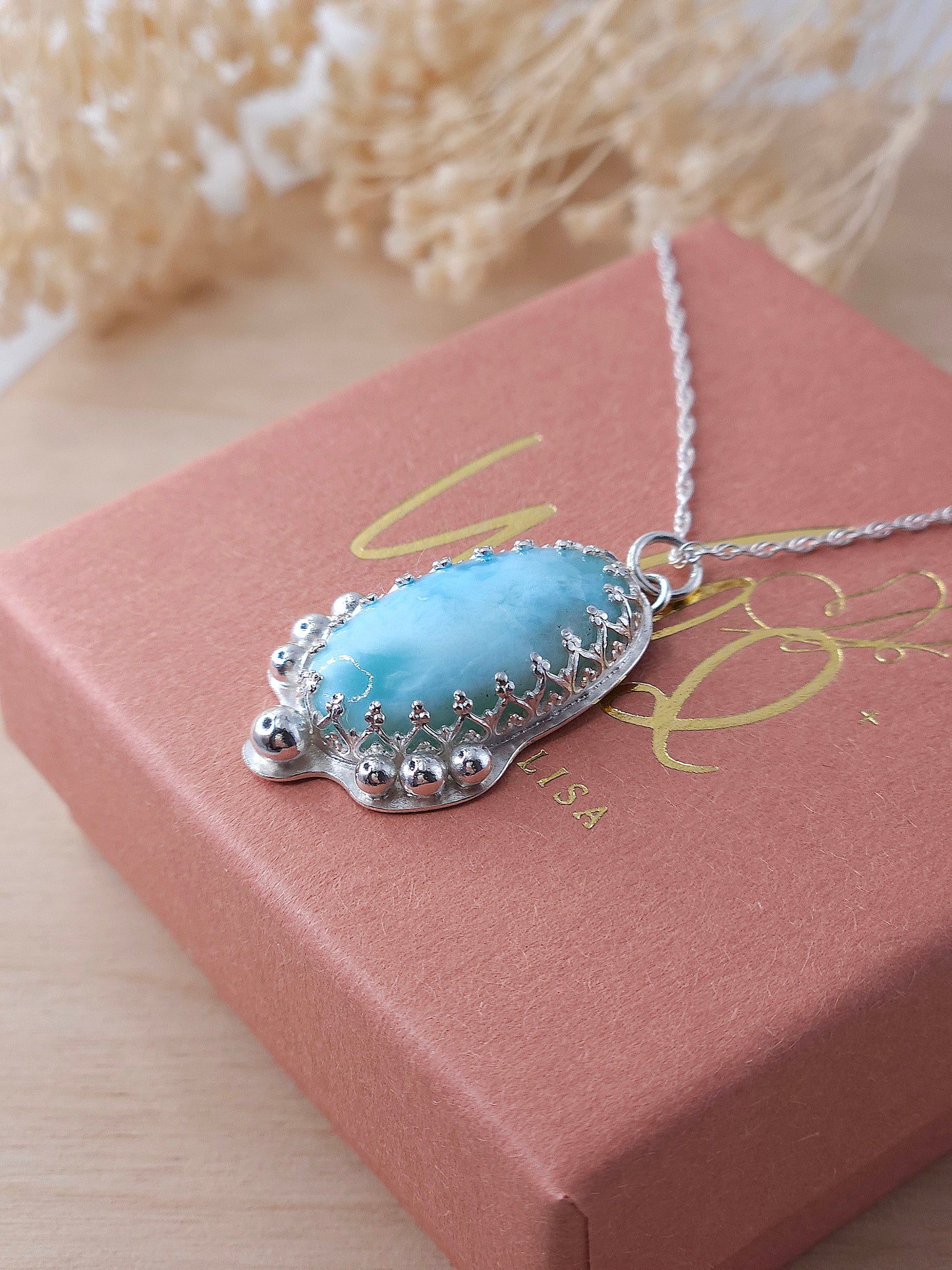 Larimar necklace