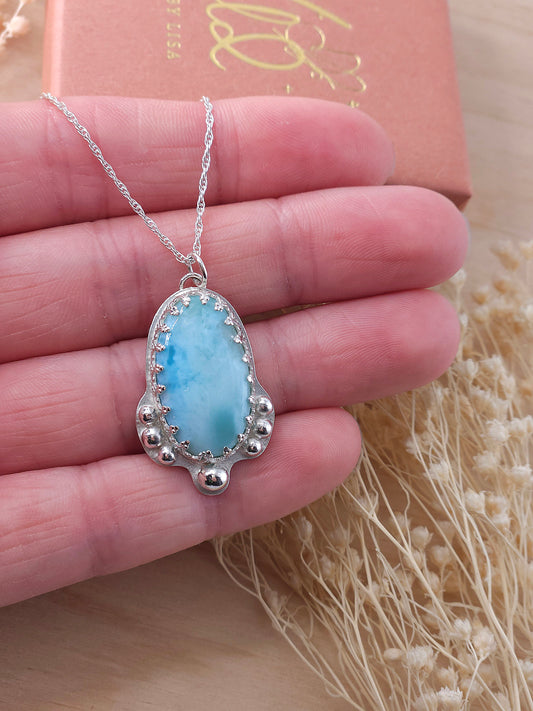 Larimar necklace