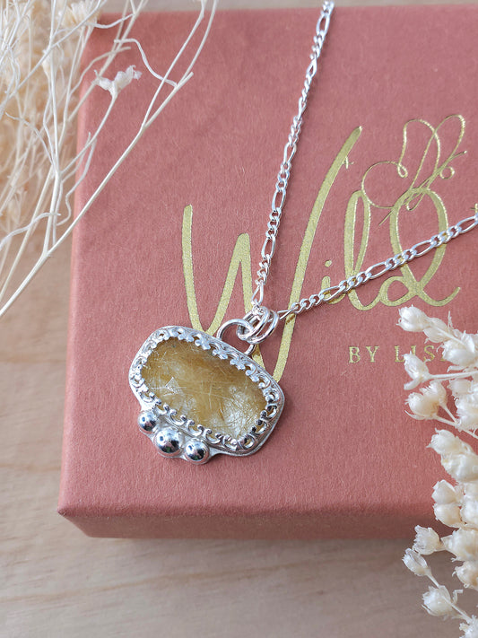 Rutile Quartz necklace