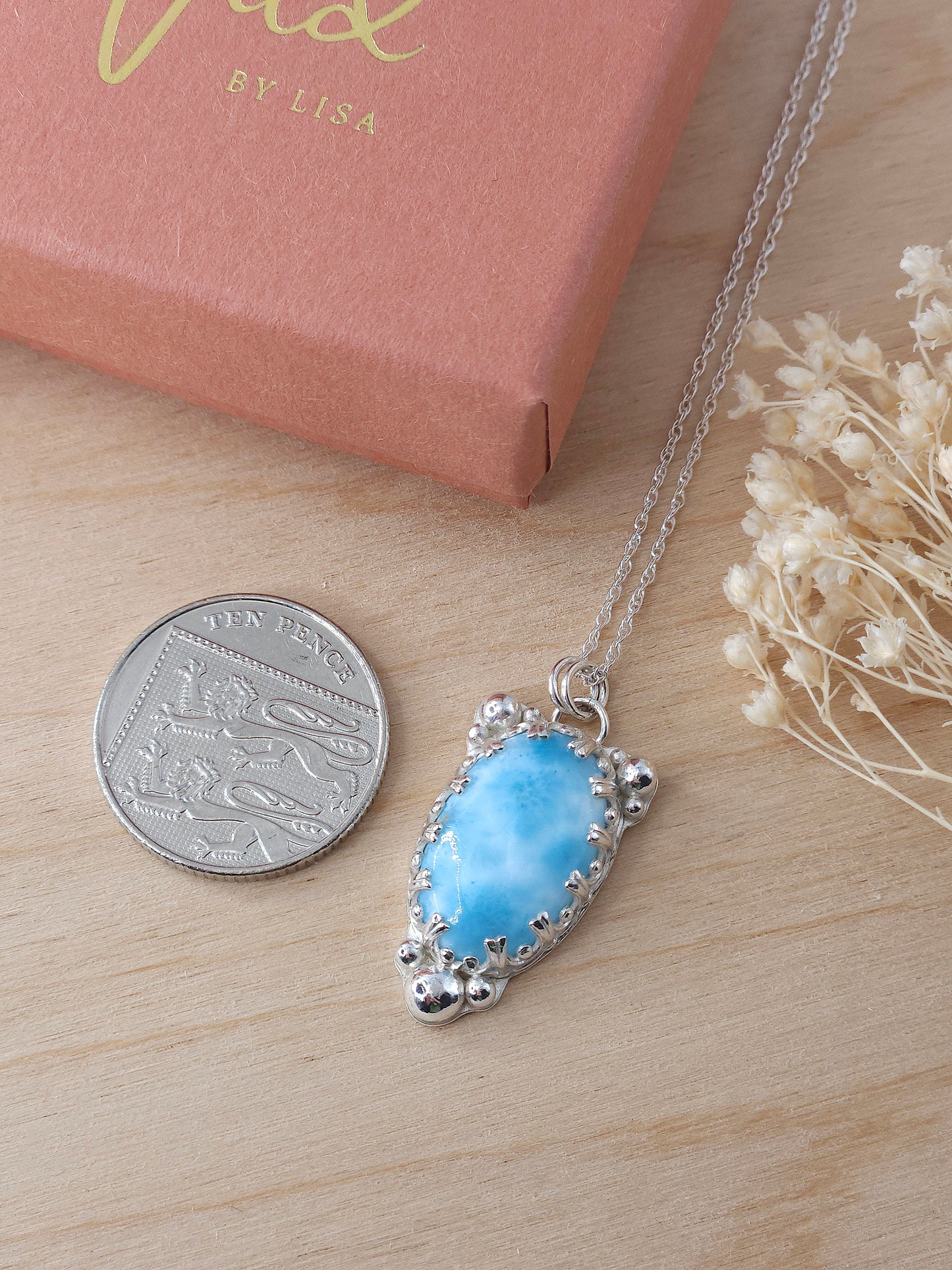 Larimar necklace