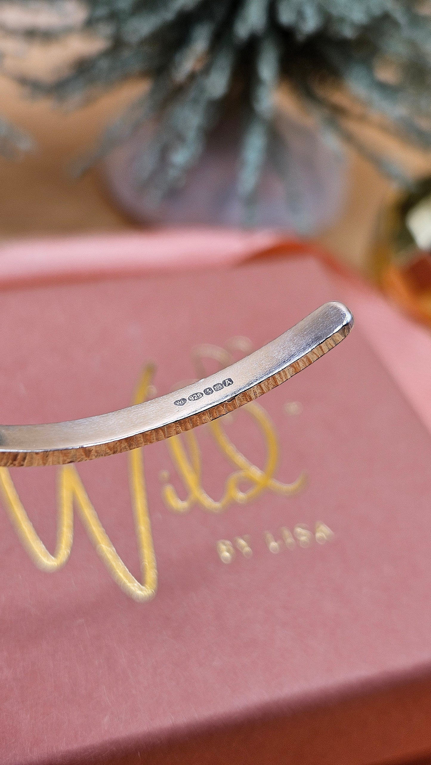 Moonstone seashell cuff bangle