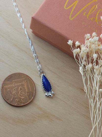 Lapis Lazuli teardrop necklace