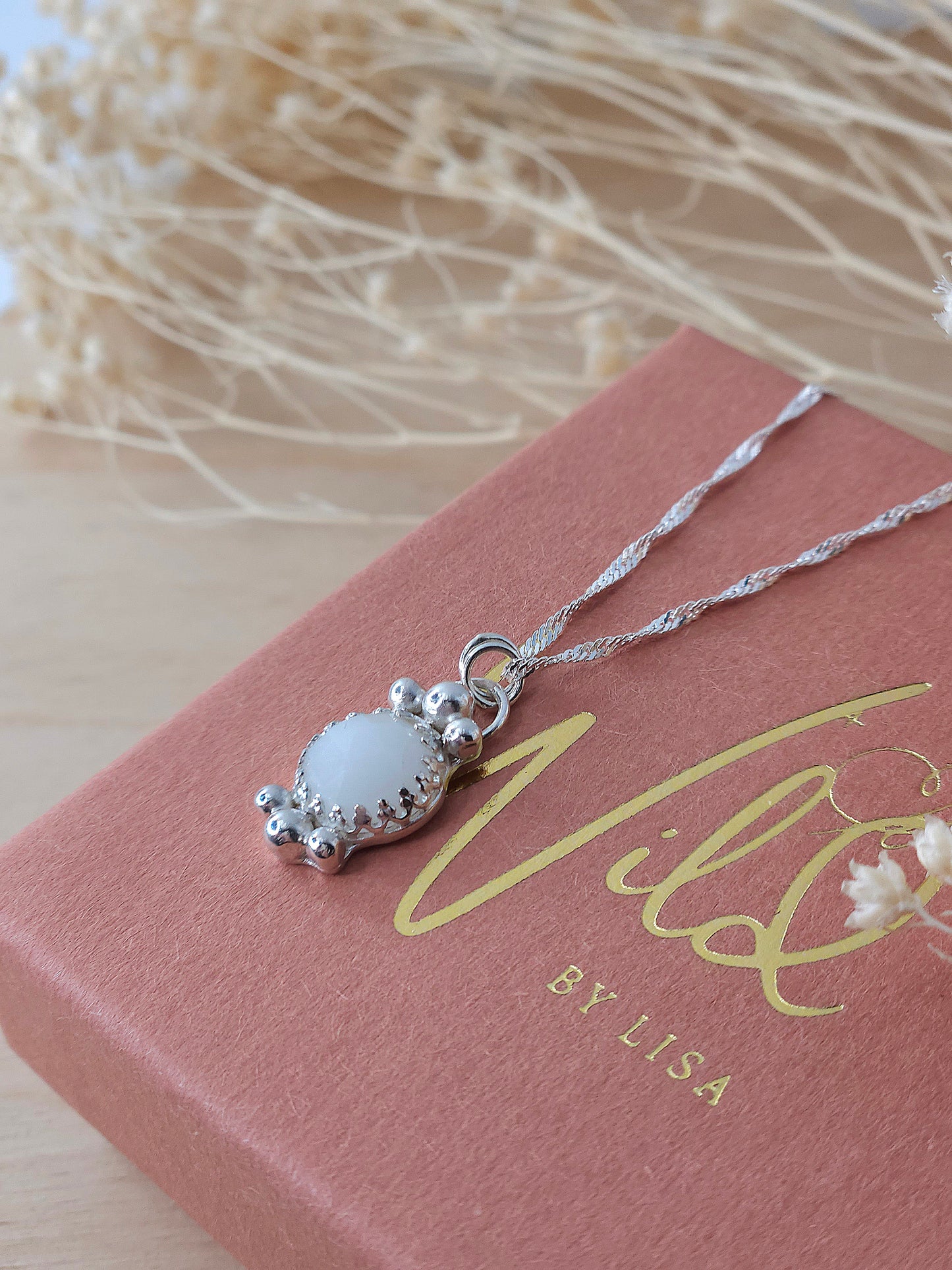 White Agate necklace