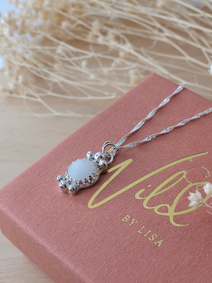 White Agate necklace