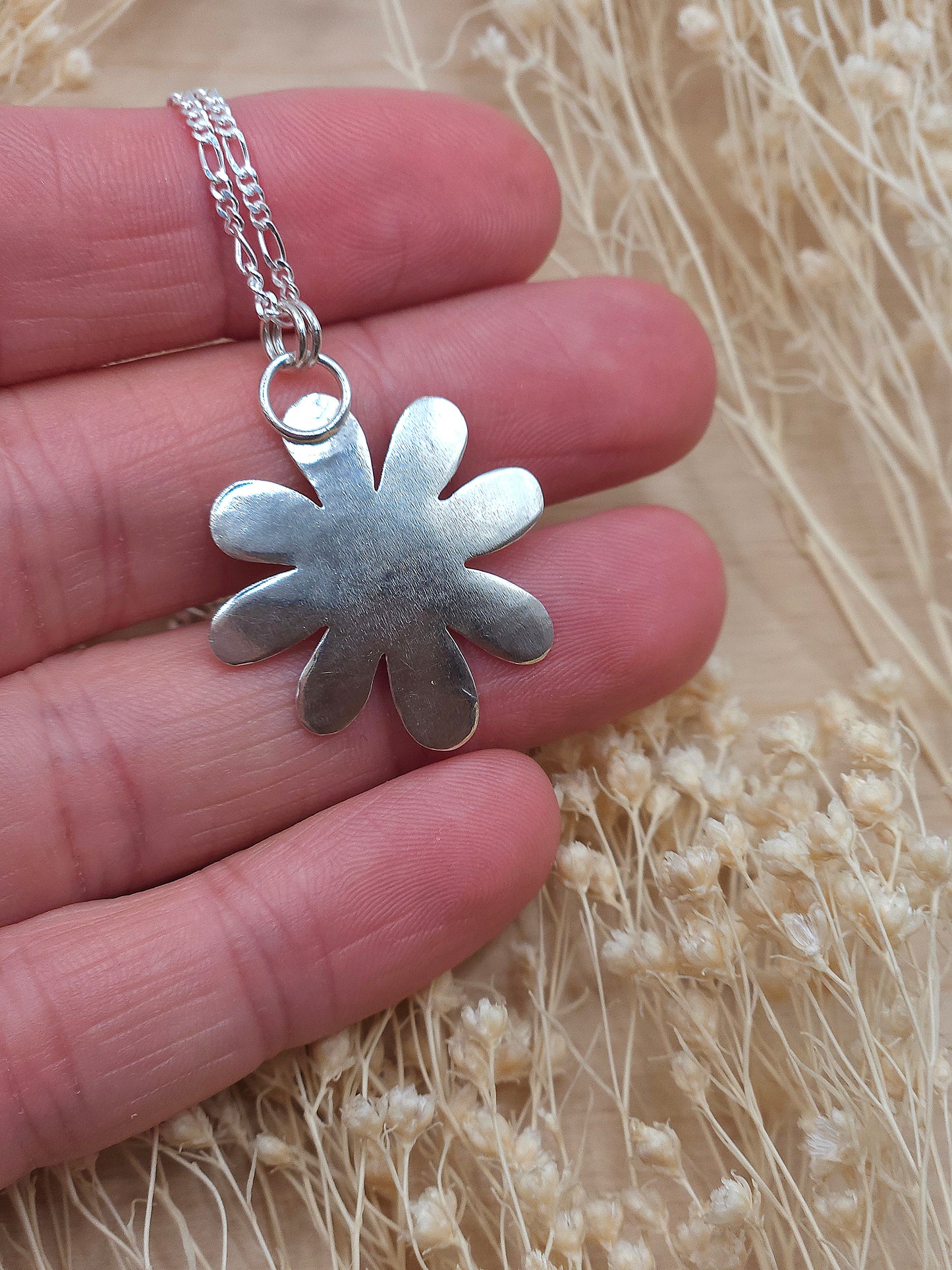 Ethiopian Opal flower necklace