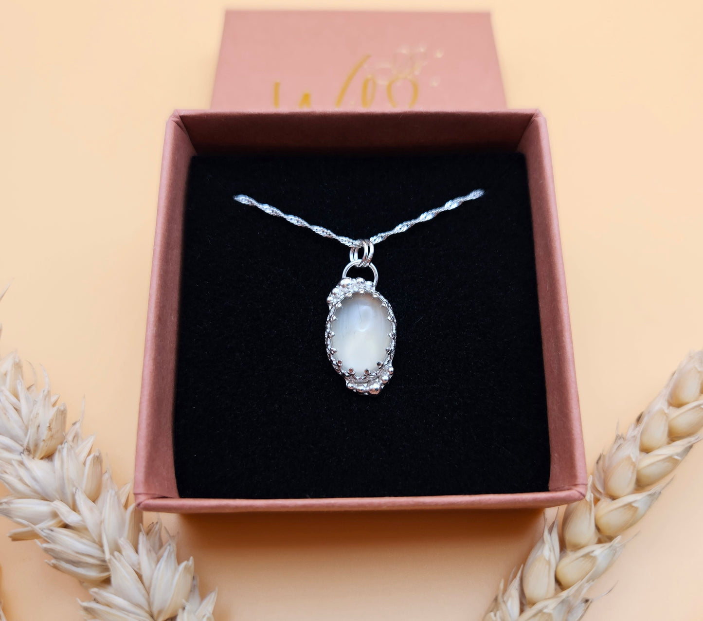 Moonstone necklace
