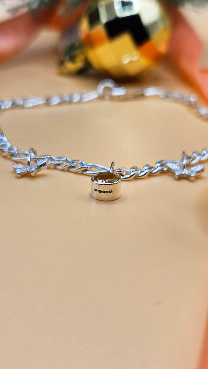 Citrine butterfly bracelet