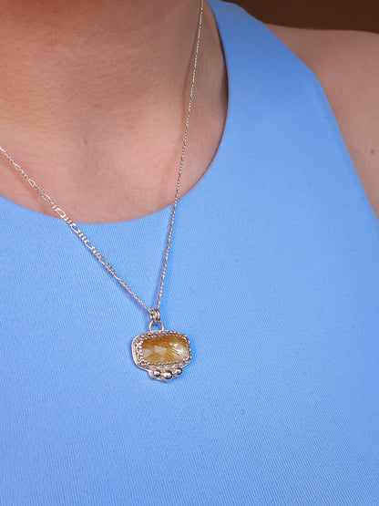 Rutile Quartz necklace