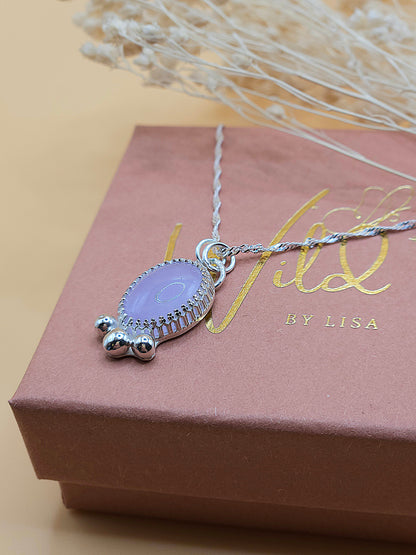 Lavendar Amethyst necklace