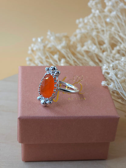 Carnelian ring - Size M