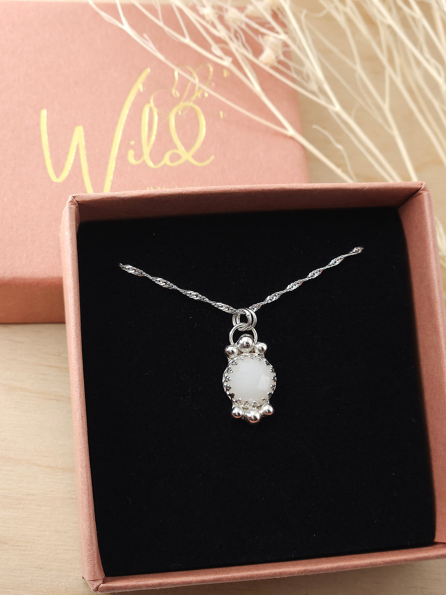 White Agate necklace