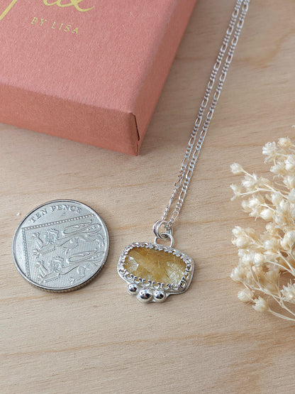Rutile Quartz necklace