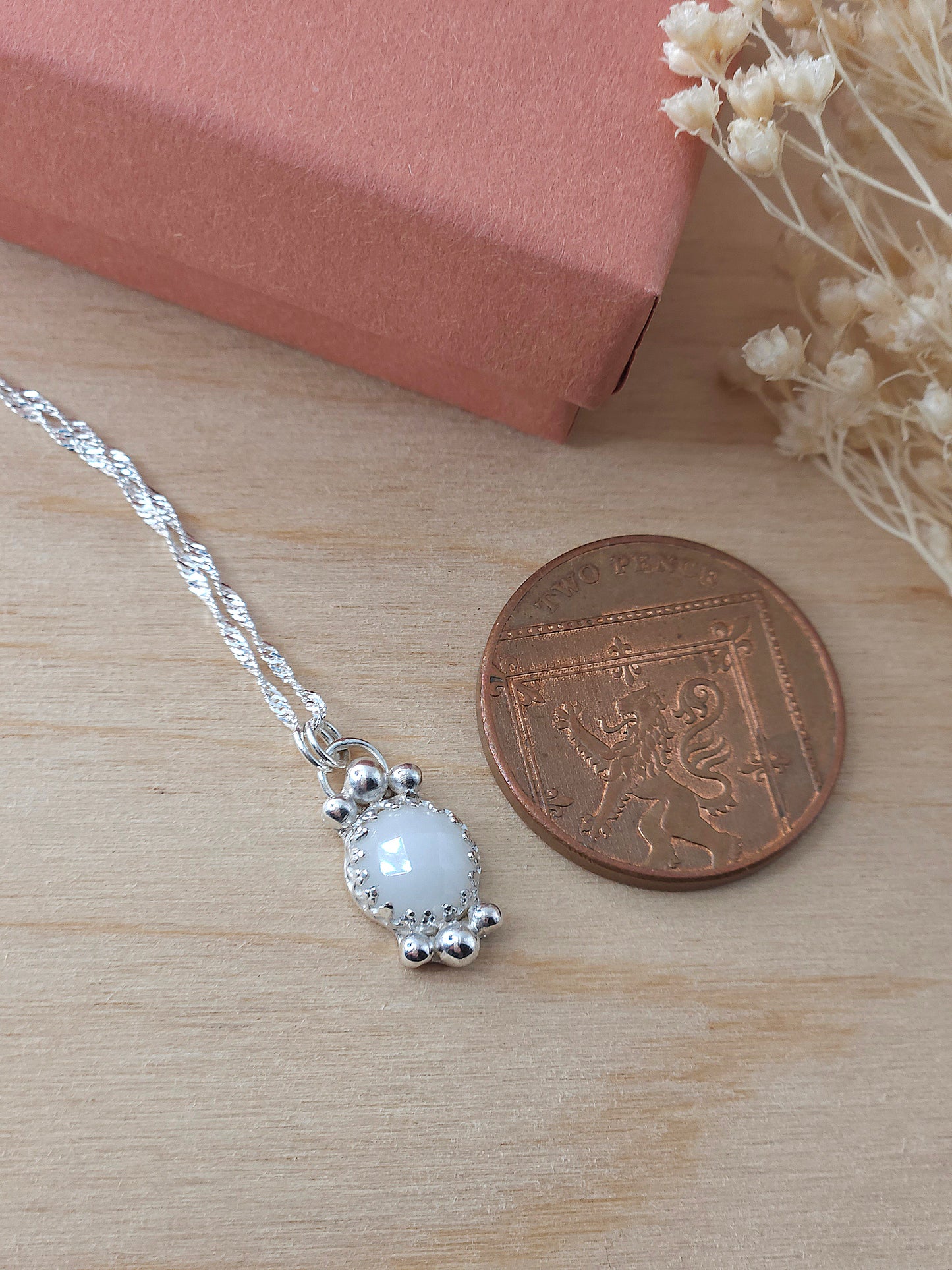 White Agate necklace
