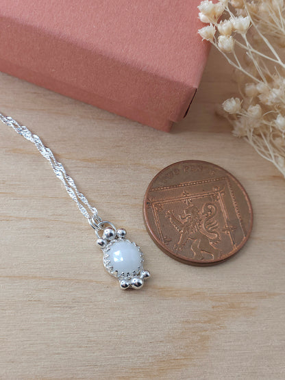White Agate necklace