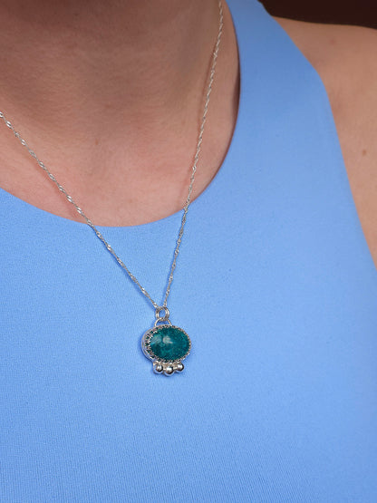 Chrysocolla necklace