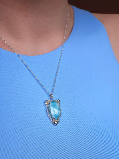 Larimar necklace
