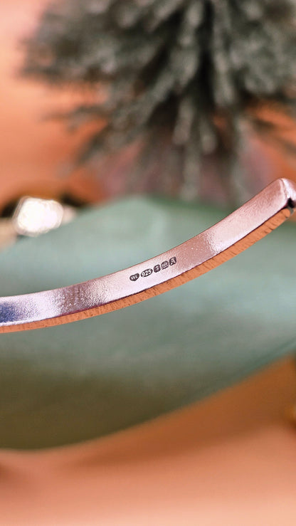 Chrysoprase seashell cuff bangle