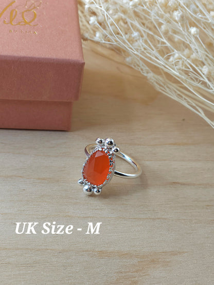 Carnelian ring - Size M