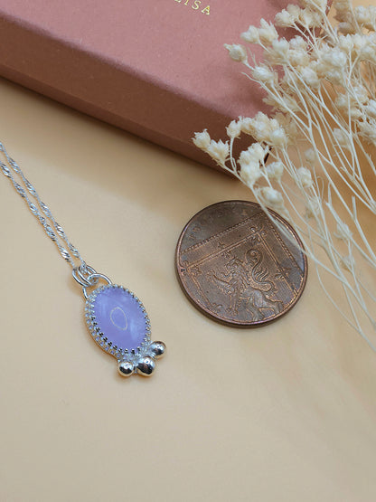 Lavendar Amethyst necklace
