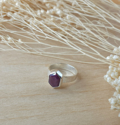 Ruby Ring - Size J 1/2