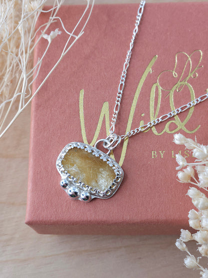 Rutile Quartz necklace
